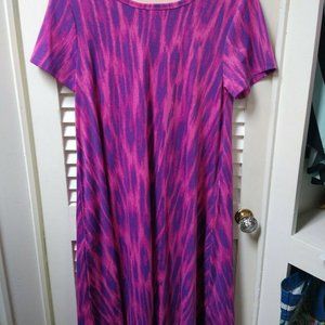 NWOT LuLaRoe Jessie Swing Dress Purple and Pink Cheetah Print